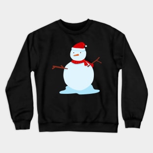 Cute Snowman Crewneck Sweatshirt